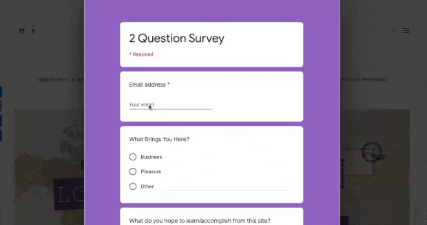 Custom HTML Popup with Google Forms - OptinMonster Custom HTML Popup with Google Forms