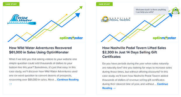 7 OptinMonster Case Studies - OptinMonster optinmonster case studies - proven types of content