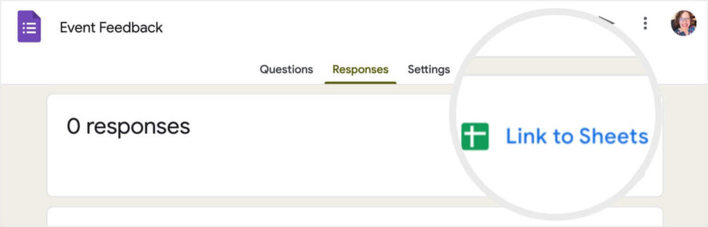 google-forms-link-survery-results-sheets - OptinMonster The "Link to Sheets" button in Google Forms