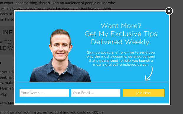 growth hacking tools exit intent ryan robinson - OptinMonster growth hacking tools exit intent ryan robinson