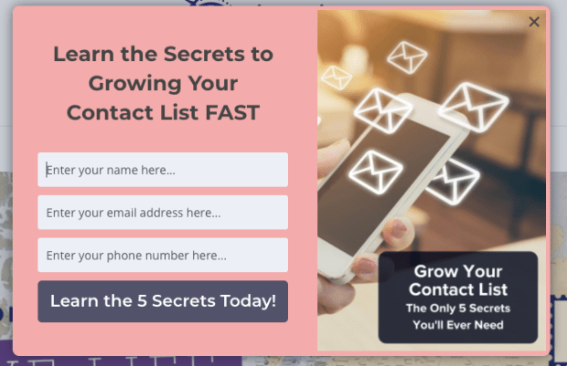customer.io popup demo-min - OptinMonster exit intent demo