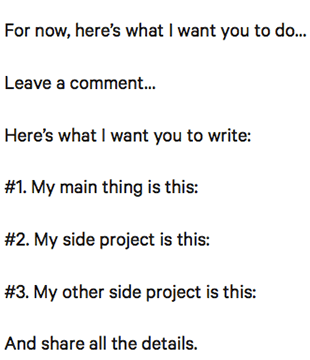 Derek Halpern's question to readers Derek Halpern's question to readers