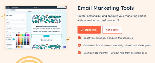 hubspot-email - OptinMonster Hubspot email marketing tools