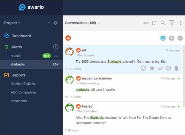 reddit-monitoring - OptinMonster awario social listening