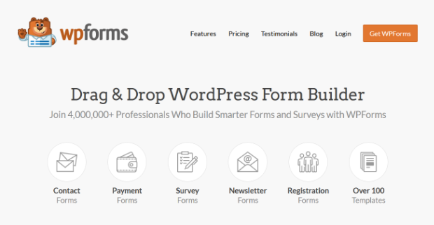 wpforms-new-homepage - OptinMonster wpforms homepage