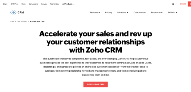 ZOHO CRM - OptinMonster ZOHO CRM - Best CRM For Small Business